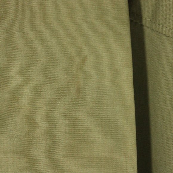 Vintage Robert Lewis Idea Faux Fur Collar Hooded Men's Tan Trench Storm Coat 46 - Picture 5 of 9